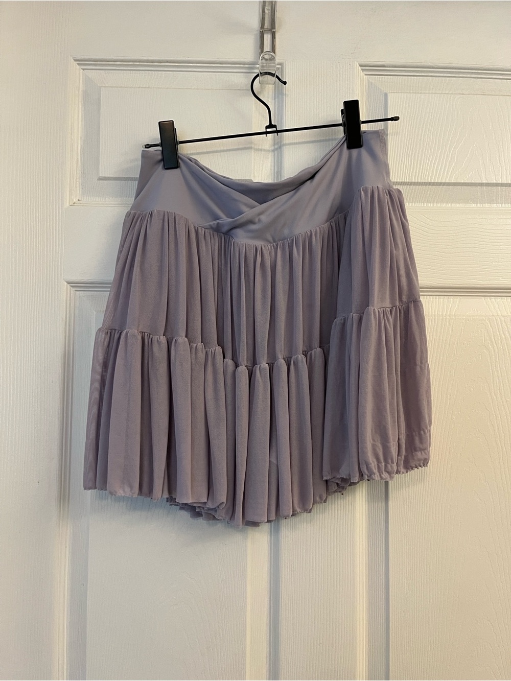 Flowy Lavender Athletic Skort Skirt with Shorts